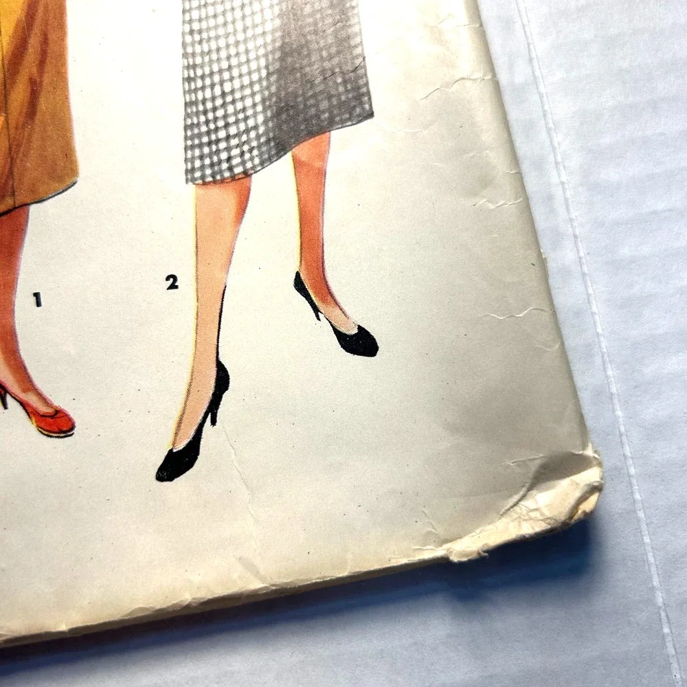 Simplicity Vintage 1950's Pattern #1223‎ Misses/Juniors One Piece Dress Size 16